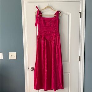 Bardot Vibrant Pink Mirelle Maxi Dress